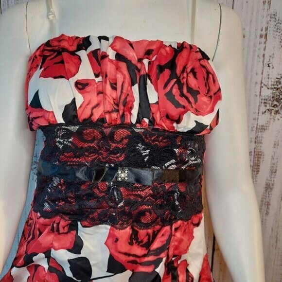 Majora XS Floral Party Ruffle Dress - Picture 7 of 13